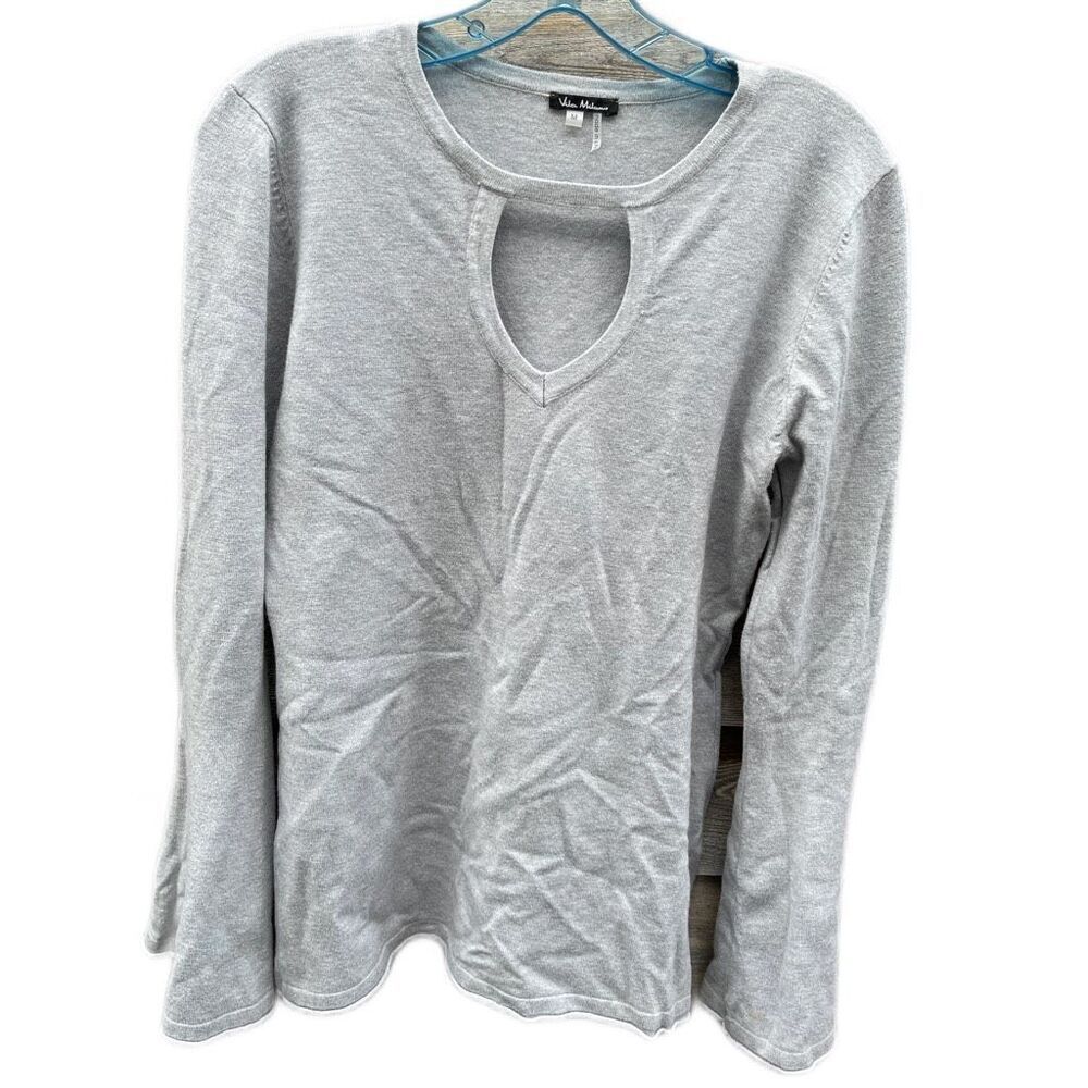 Vilci Milano size M long bell sleeves sweater super soft nylon Viscose wool blen